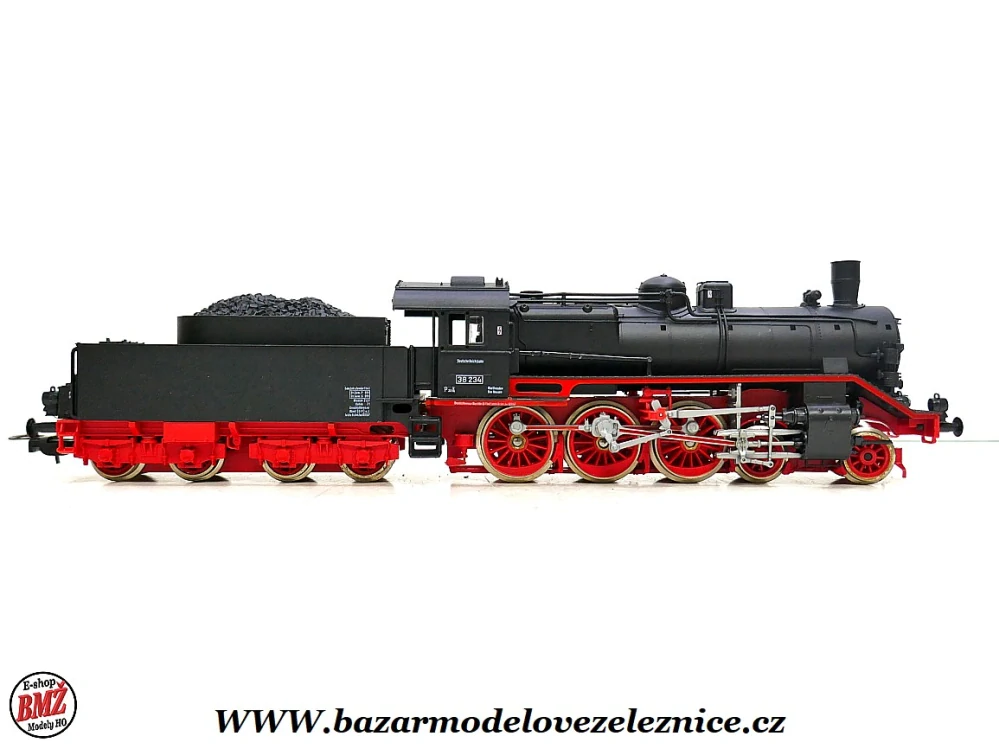 Piko DDR - DC - Parní lokomotiva BR 38 234 DR - HO