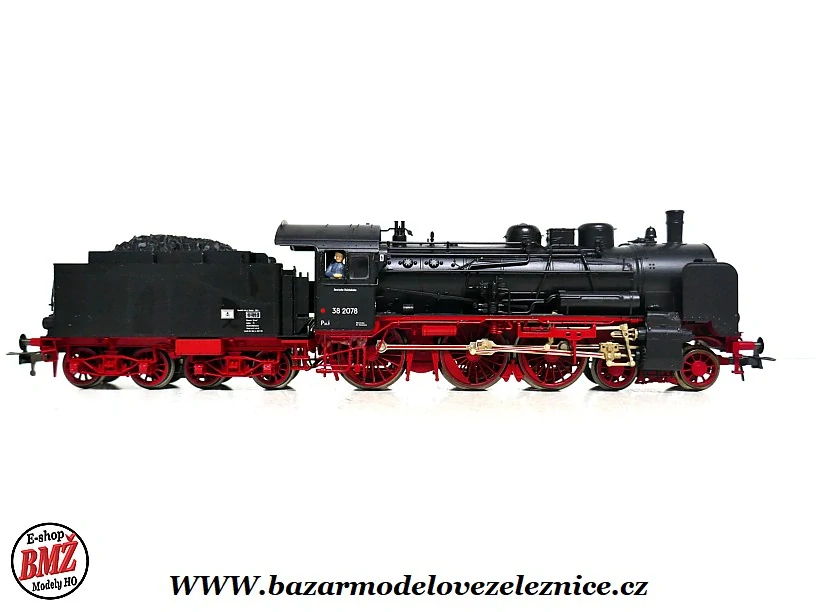 Fleischmann - DC - Parní lokomotiva BR 38 2078 DR - HO