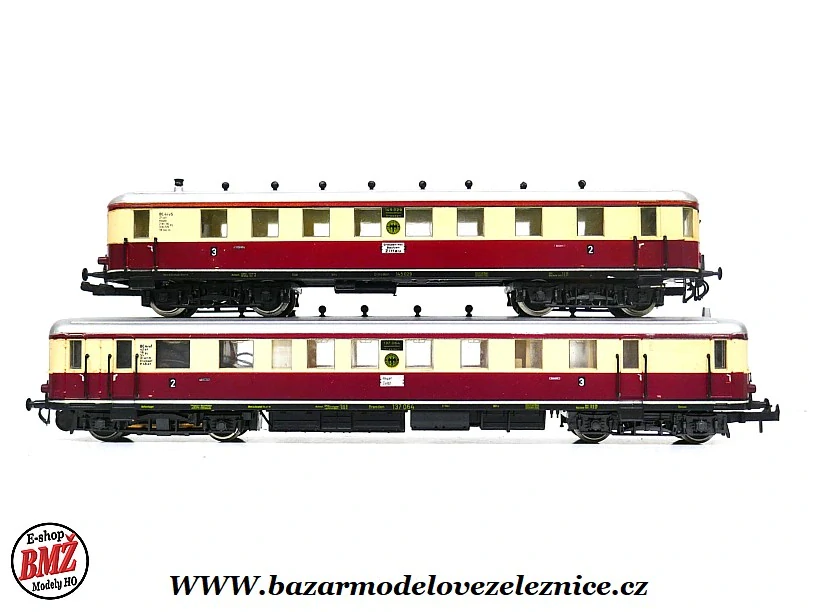 PIKO DDR - DC - Dieselová souprava BR 185/195 DRG - HO