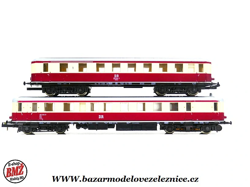PIKO DDR - DC - Dieselová souprava BR 185/195 DR - HO