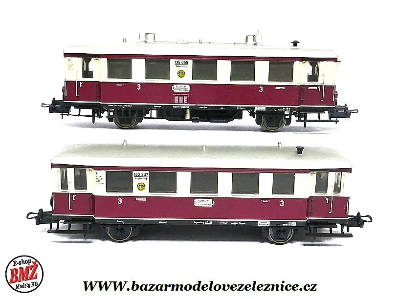 Trix - DC - Motorová souprava VT 135/140 DRG - HO