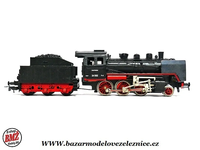 Piko DDR - DC - Parní lokomotiva BR 24 002 DR  - HO