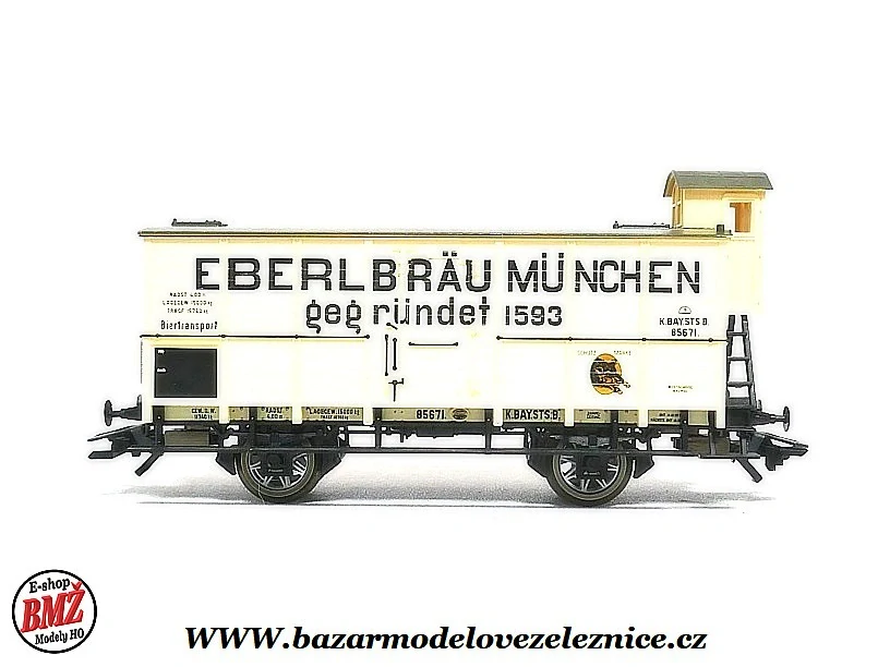 Roco - Pivovarský vůz Eberlbrau Munchen- HO