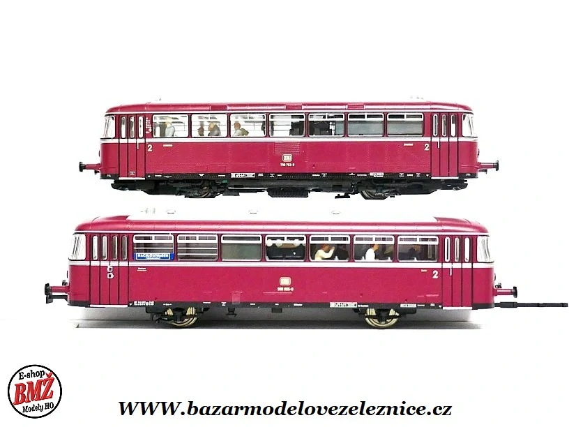 Roco - DCC + ZVUK - Motorová souprava VT/VS 98 DB + figurky  - HO