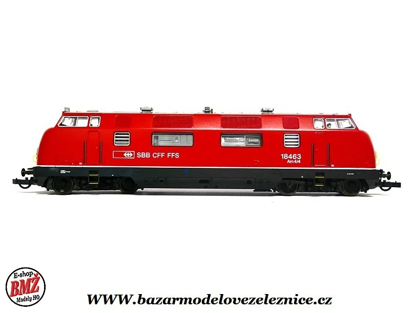 Roco - DC - Dieselová lokomotiva AM 4/4 SBB Ex V 200 - HO