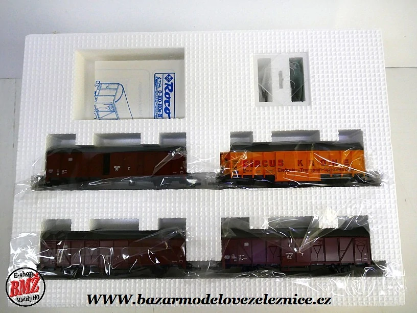 Roco - Set 4 nákladních vozů Circus Krone  - HO