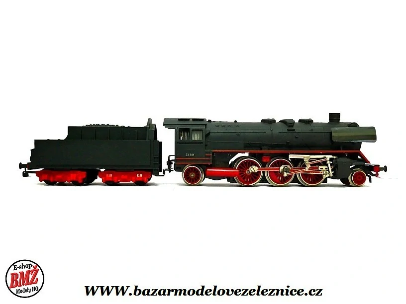 Piko DDR - DC - Parní lokomotiva BR 23 001 DR  - HO
