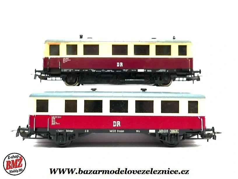 PIKO DDR - DC - Motorová souprava VT 135 DR - HO