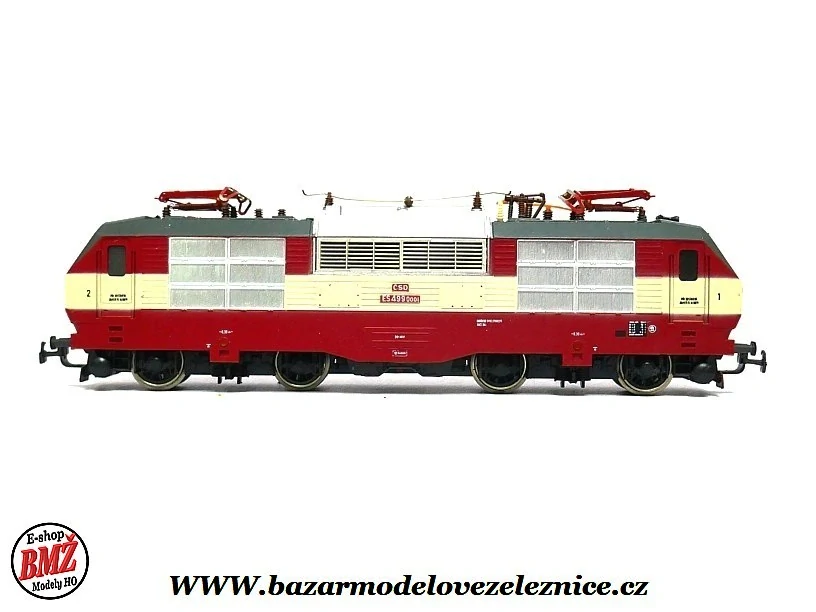 Piko DDR - DC - Elektrická lokomotiva ES 499 0001 ČSD - HO