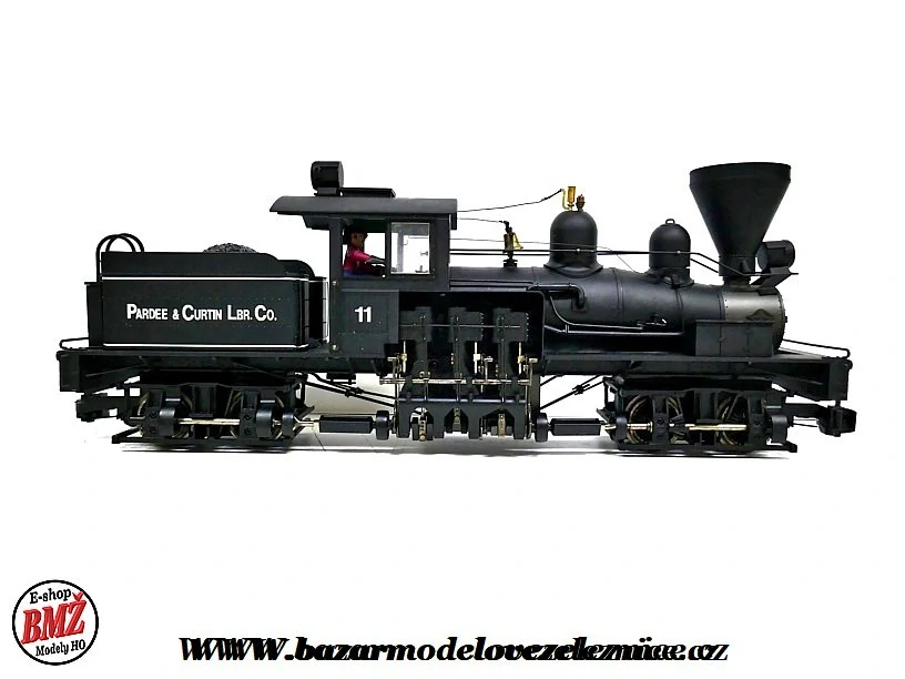 Bachmann - Parní lokomotiva „Pardee & Curtin Lbr. Co.“ a číslem 11.- G  