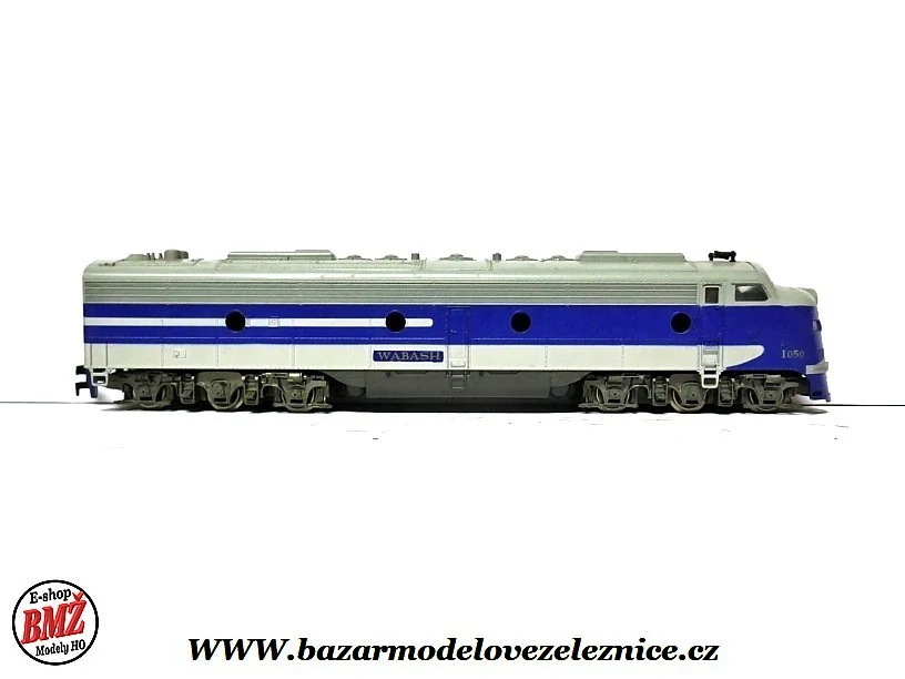 Rivarossi - DC - Dieselová lokomotiva EMD E8/E9 WABASH- HO