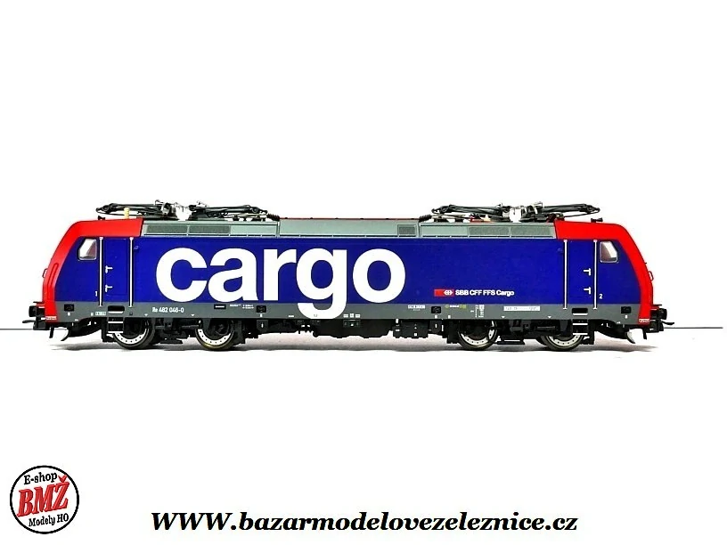 Trix - DCC + ZVUK - Elektrická lokomotiva BR 482 046 SBB Cargo cargo - HO