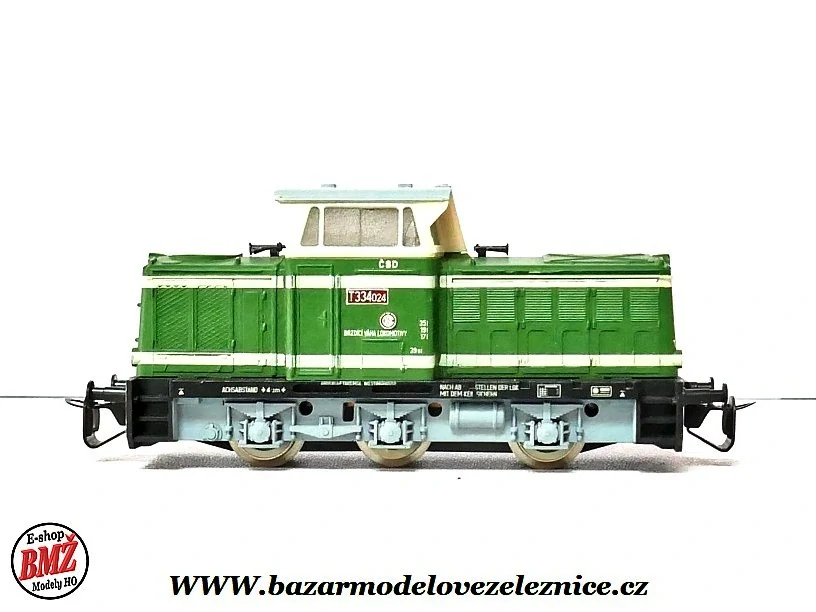 Tillig - DC - Dieselová lokomotiva T334 Rosnička ČSD - TT