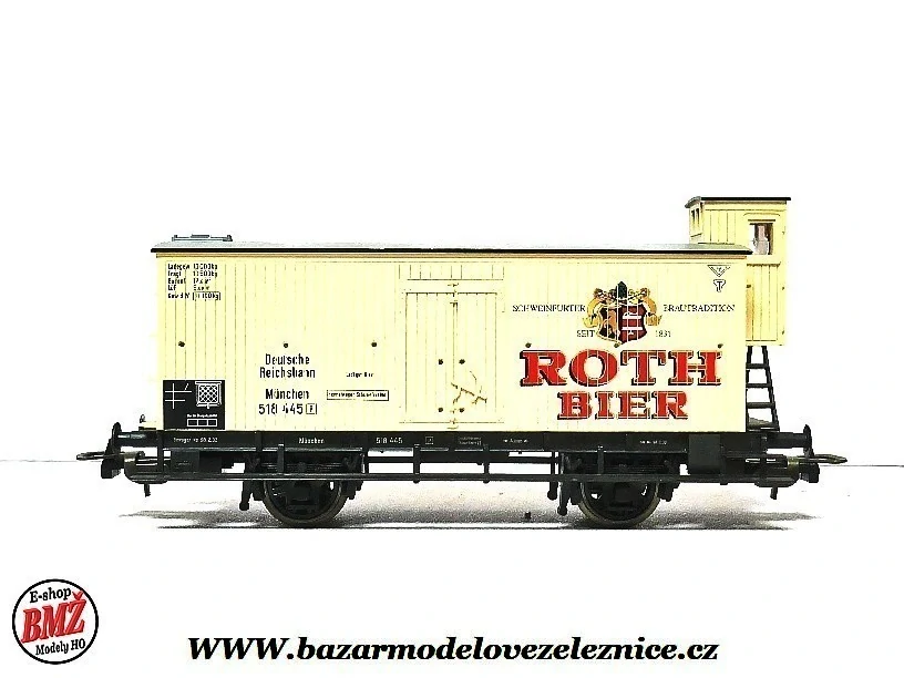 Nové Piko - Pivovarský vůz DR Roth Bier - HO