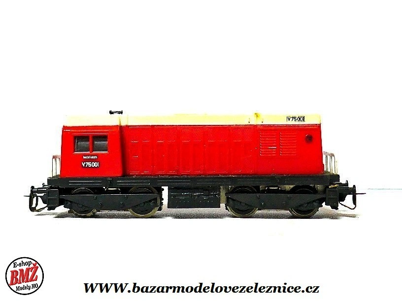 Zeuke - Dieselová lokomotiva V 75 001 DR - TT