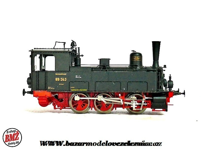 Brawa - DC - Parní lokomotiva BR 89 343 DRG - HO
