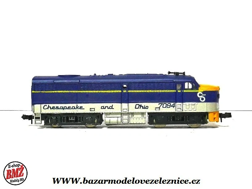RSO - DC - Dieselová lokomotiva EMD E7 - Chesapeake & Ohio - 7094 - N