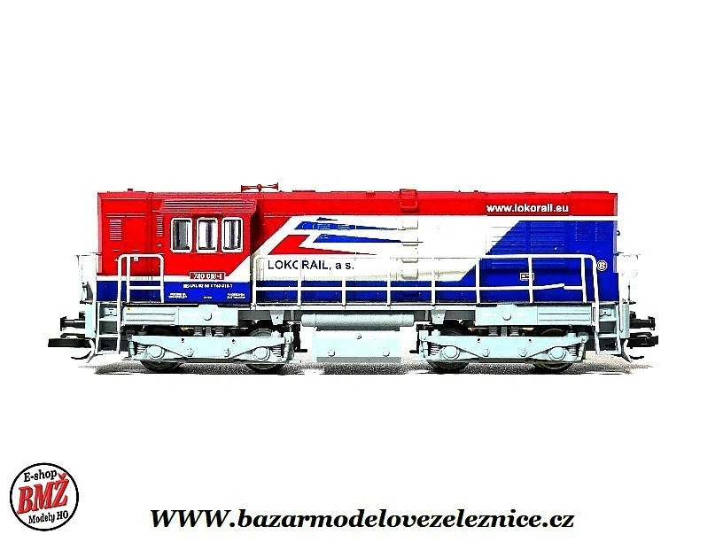 Tillig - DSS - Dieselová lokomotiva 740 016 ČD - TT