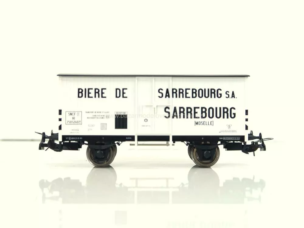 Sachsenmodelle - Pivovarský vůz Sarrebourg - SNCF. - HO