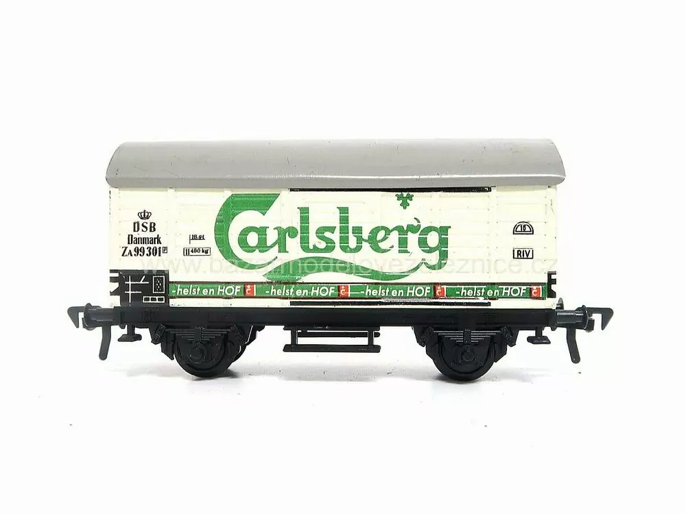 Fleischmann -Plechový  Pivovarský vůz CARLSBERG - DSB - HO