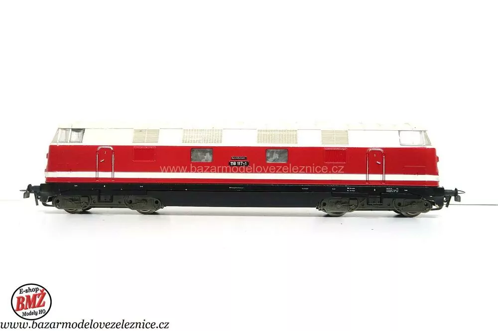 PIKO DDR - DC  - Dieselová lokomotiva BR 118 117  DR - HO
