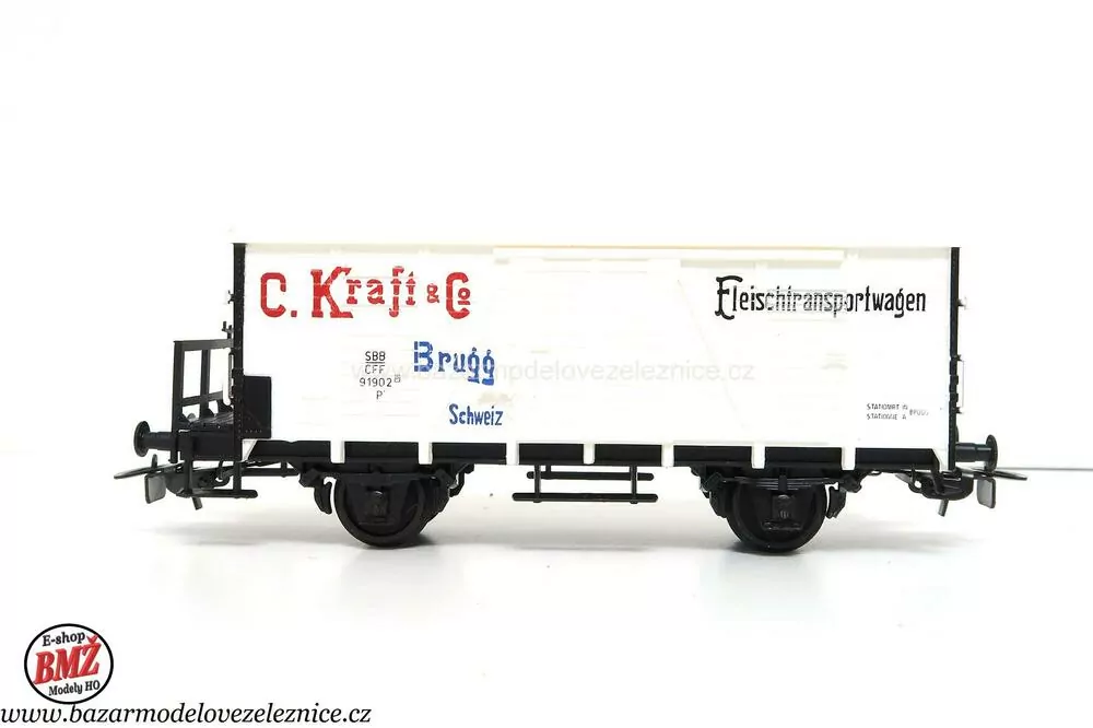 Rarita Piko DDR - Chladírenský vůz SBB C.Kraft - HO