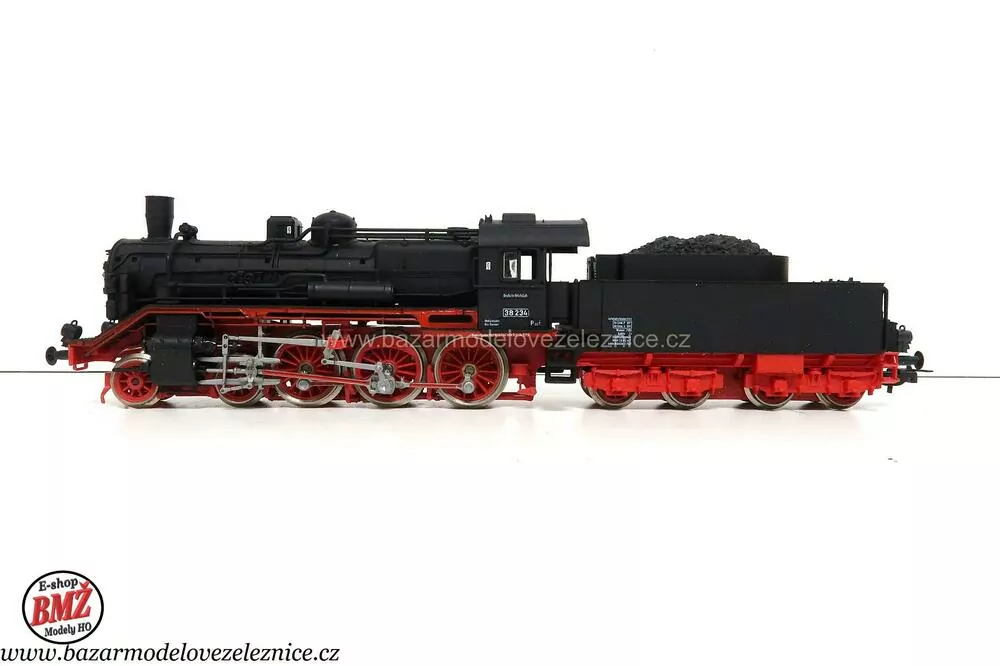 Piko DDR - DC - Parní lokomotiva BR 38 234 DR - HO