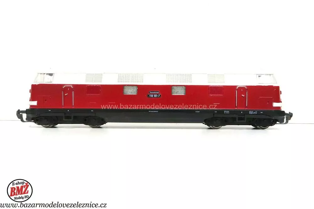 PIKO DDR - DC  - Dieselová lokomotiva BR 118 181  DR - HO