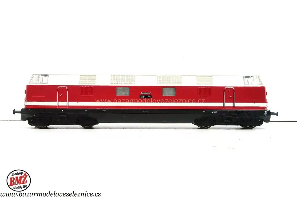 PIKO DDR - DC  - Dieselová lokomotiva BR 118 117  DR - HO
