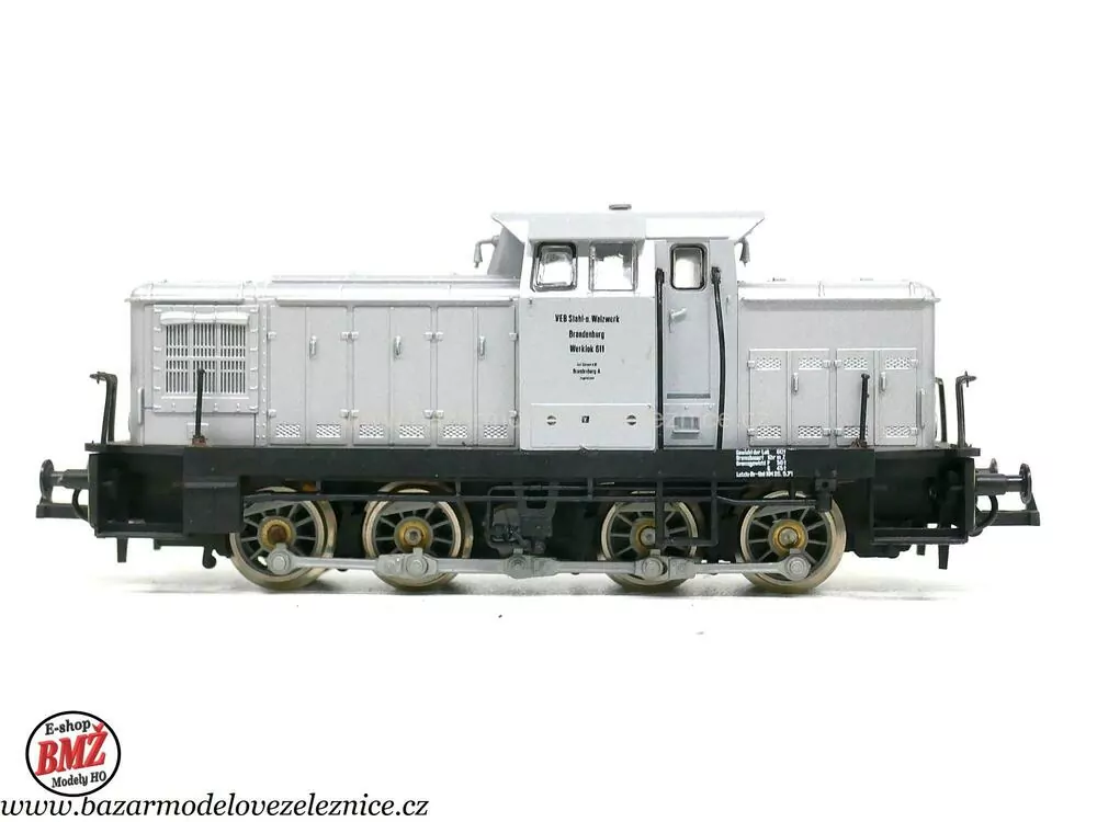 Piko DDR - DC - Dieselová lokomotiva BR 106 Werklok DR - HO