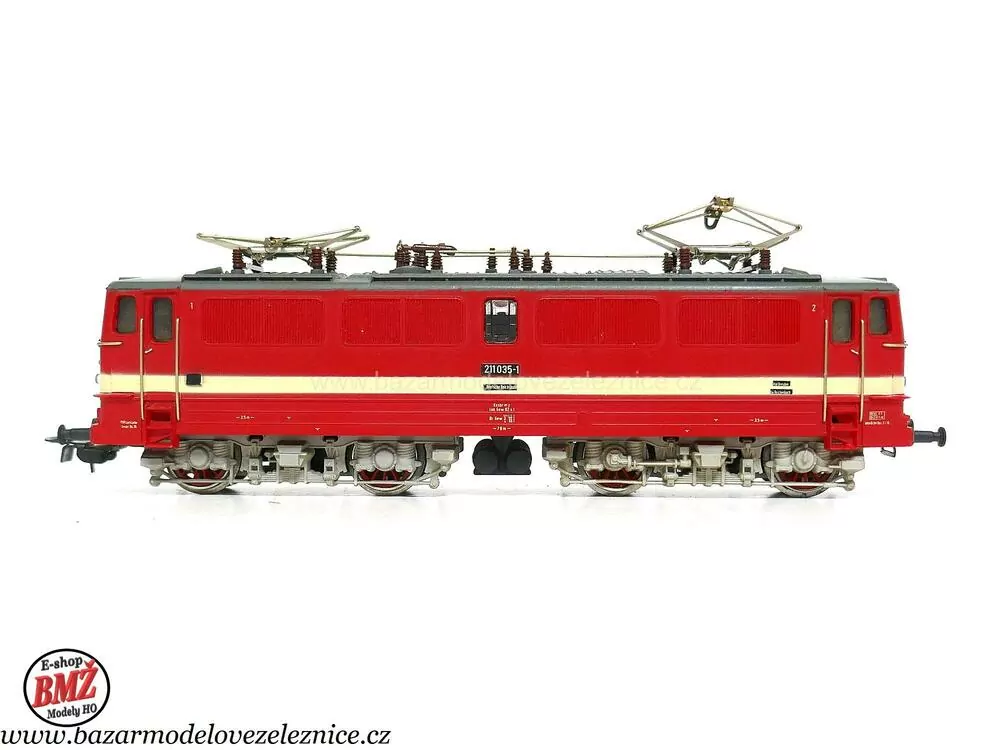 Piko DDR - DC - Elektrická lokomotiva E 211 035 DR - HO