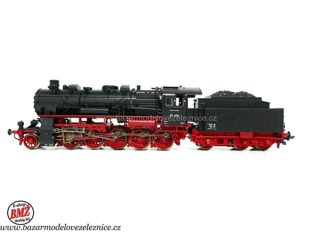 Roco - DC - Parní lokomotiva BR 58 406 DR - HO