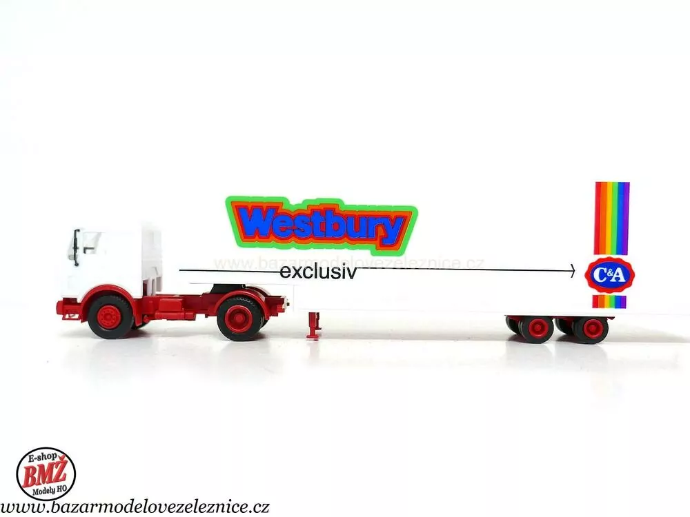 Herpa - Mercedes - Návěs  -  HO