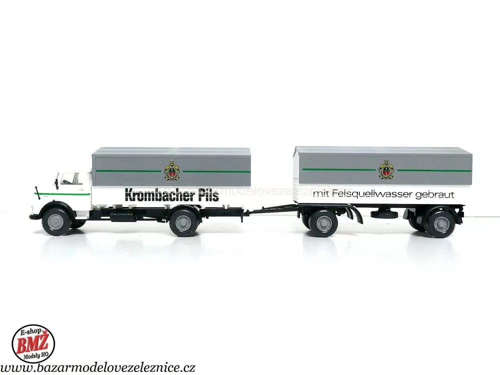 Wiking - Mercedes s přívěsem - HO