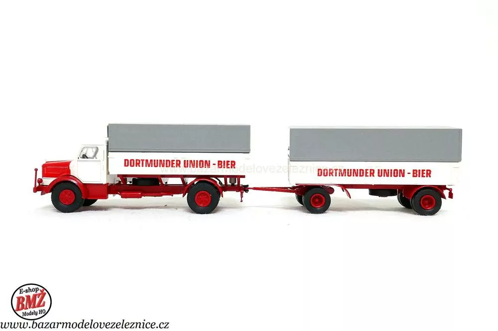 Brekina - Krupp s přívěsem - HO