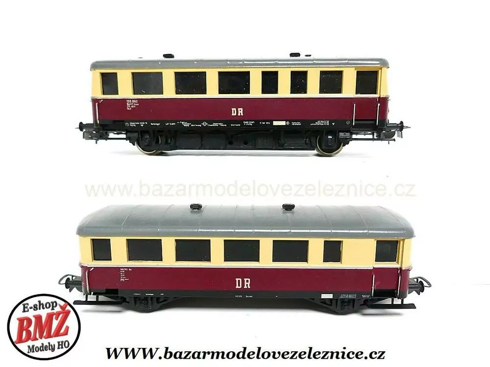 PIKO DDR - DC - Motorová souprava VT 135 DR - HO