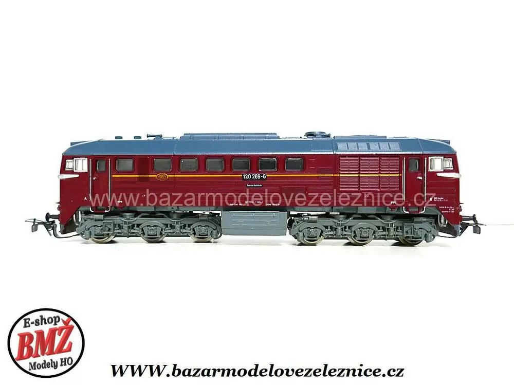 Piko DDR - DC - Dieselová lokomotiva BR 120 303 DR - HO