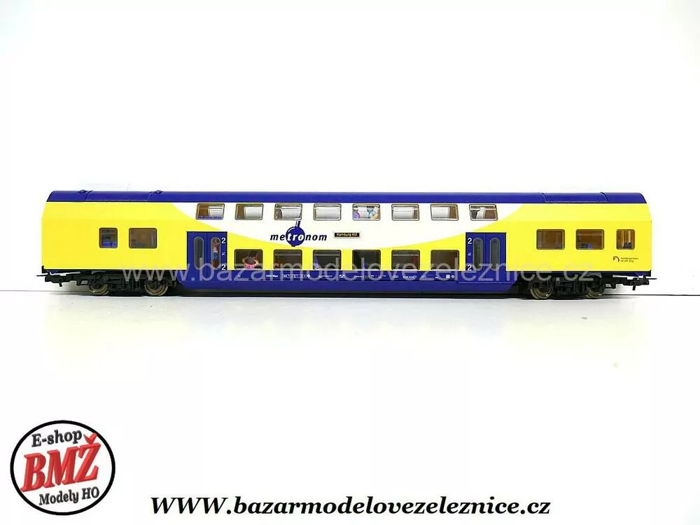 Nové Piko - Patrový vůz Metronom 2 tř. - HO