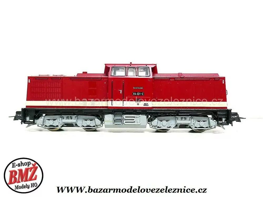 Roco - DSS - Dieselová lokomotiva BR 114 401 DR - HO