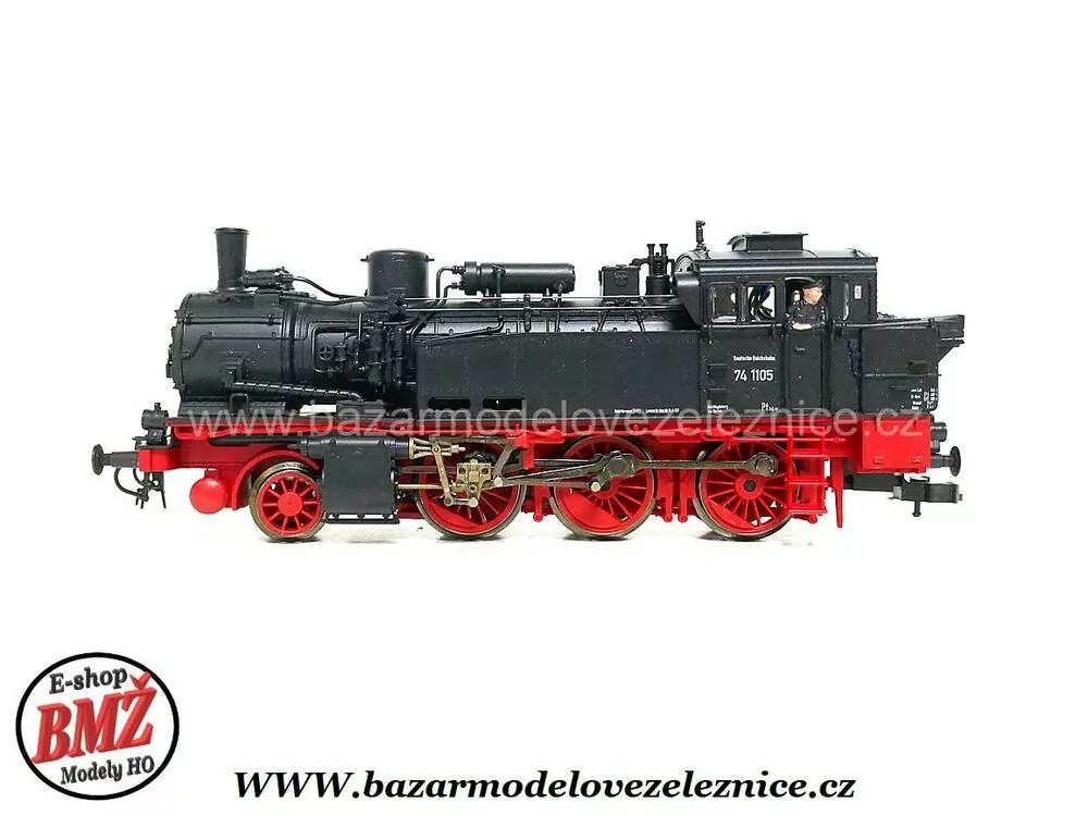 Roco - DCC - Parní lokomotiva BR 74 1105 DRG - HO
