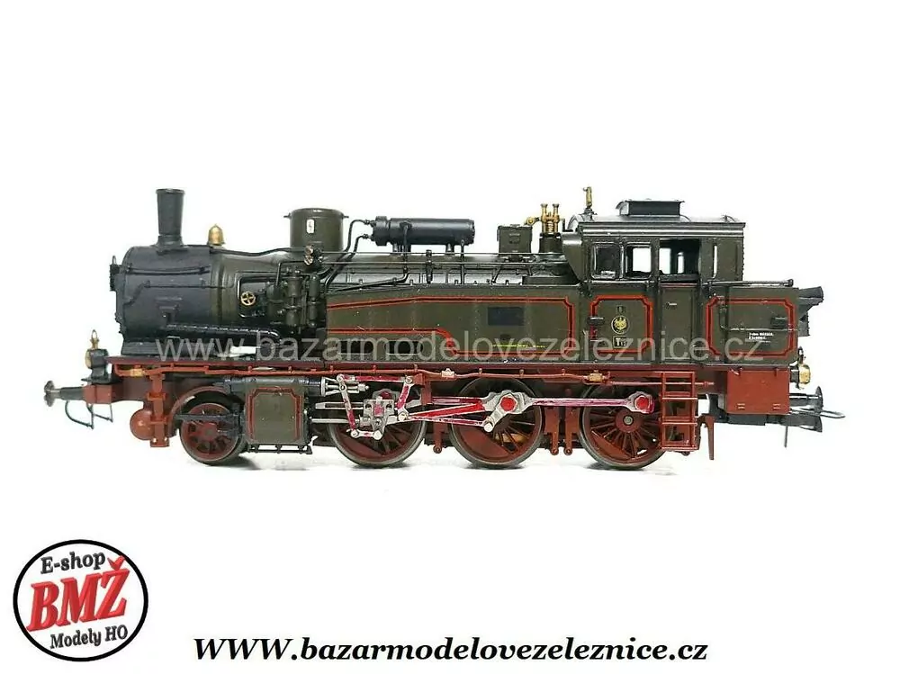 Roco - DC - Parní lokomotiva BR 74 T 12 - K.P.E.V. - HO