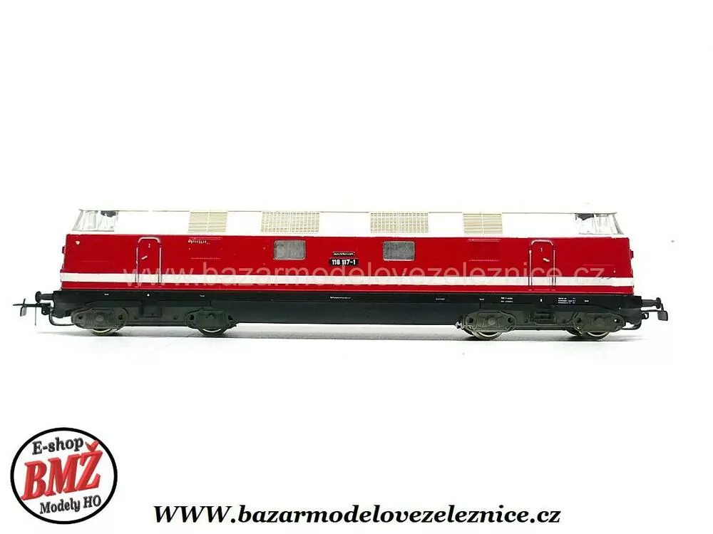 PIKO DDR - DC - Dieselová lokomotiva BR 118 117 DR - HO