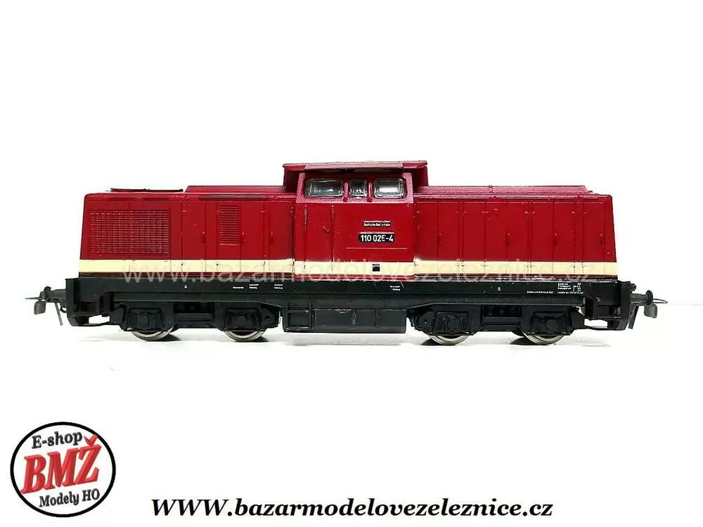 PIKO DDR - DC - Dieselová lokomotiva BR 110 025 DR - HO
