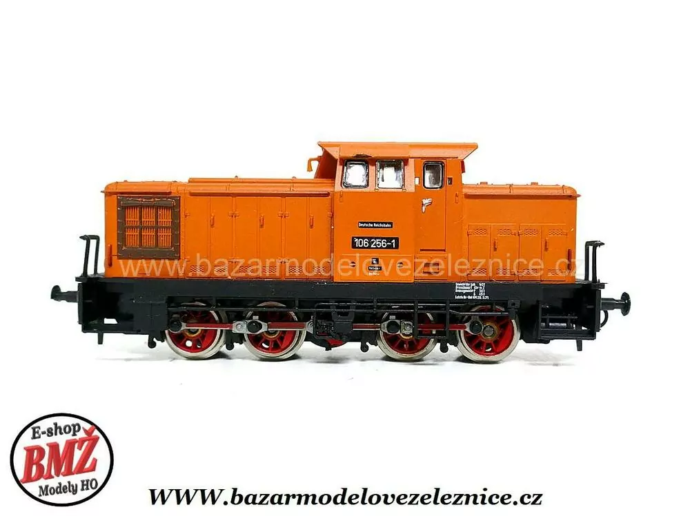 Piko DDR - DC - Dieselová lokomotiva BR 106 256 DR - HO