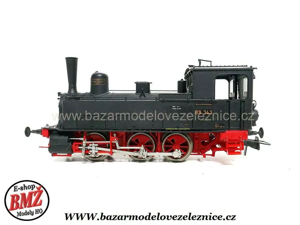 Brawa - DC - Parní lokomotiva BR 89 343 DRG - HO