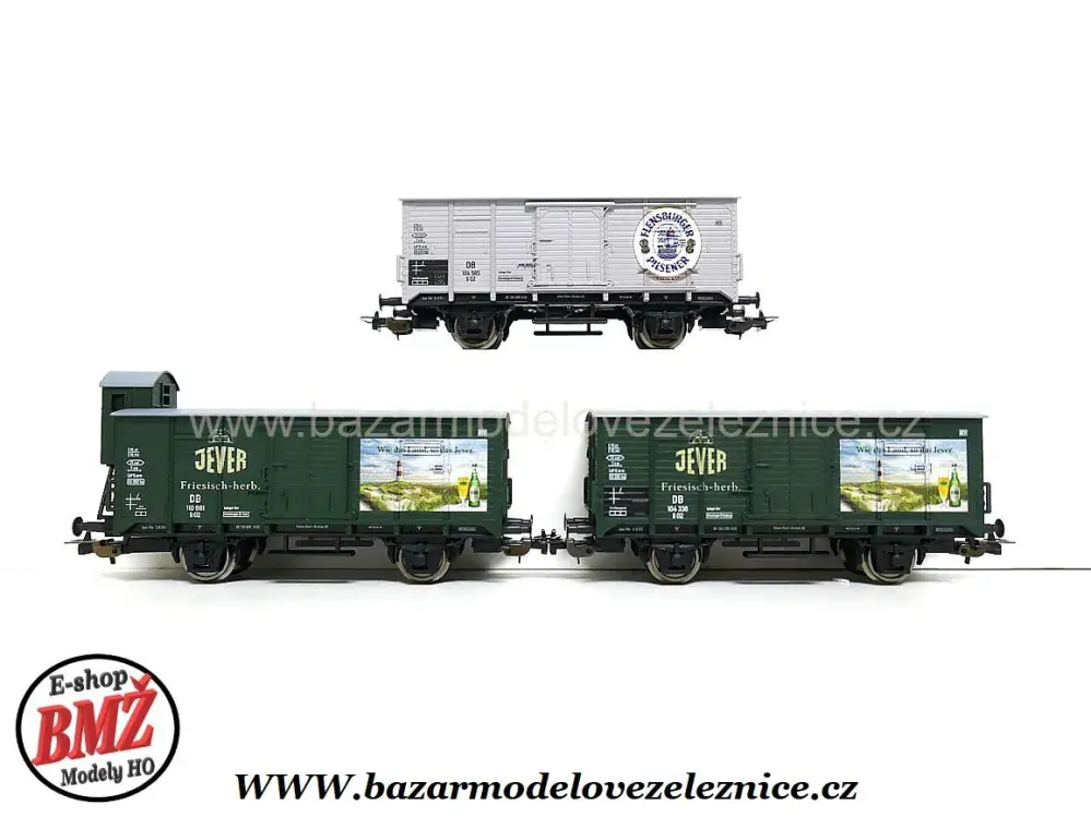 Nové Piko - Set 3 Nákladních vozů DB -  HO
