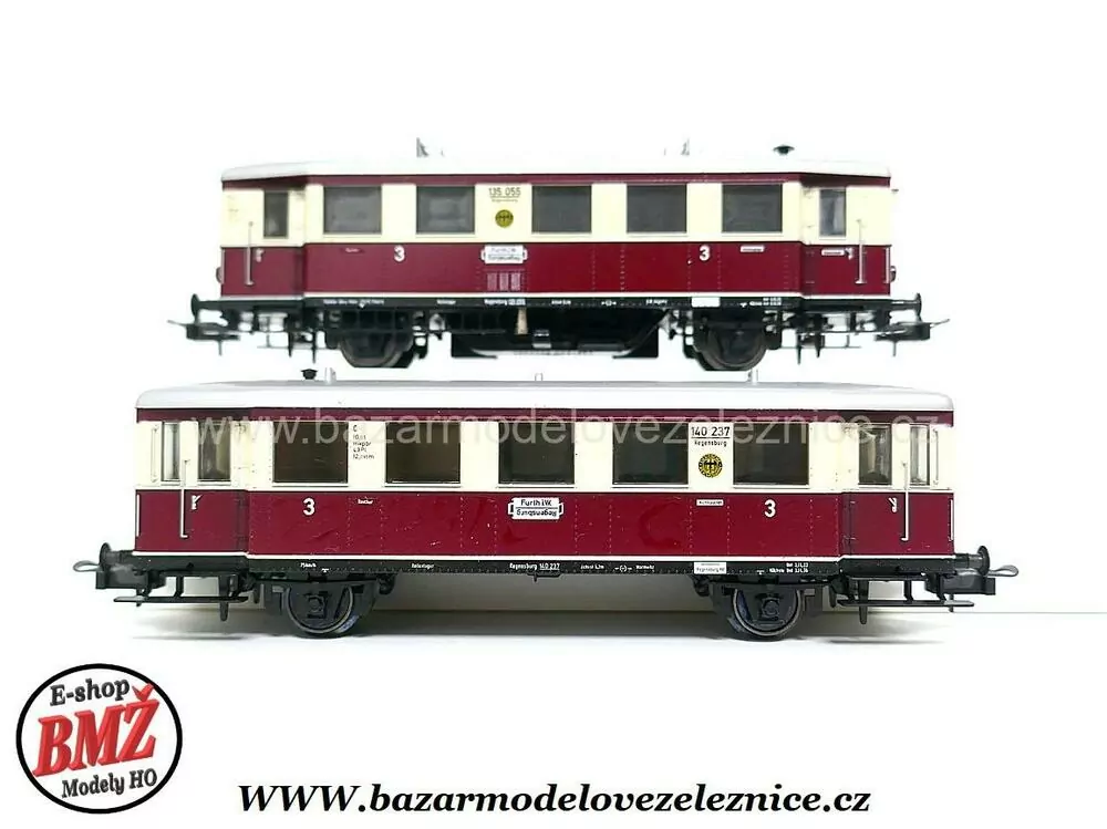 Trix - DC - Motorová souprava VT 135/140 DRG - HO