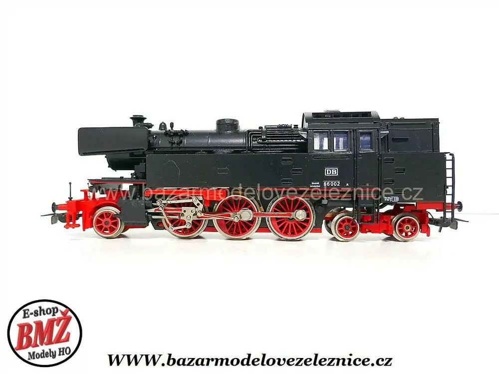 Piko DDR - DC - Parní lokomotiva BR 66 002 DB - HO