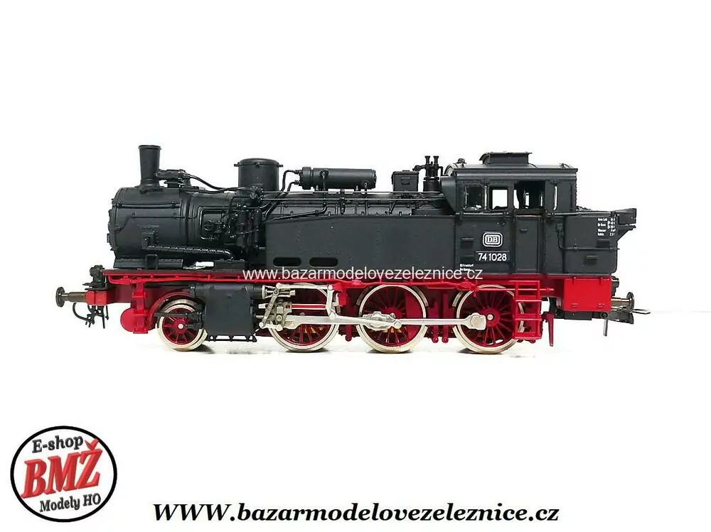Roco - DC - Parní lokomotiva BR 74 1028 DB - HO