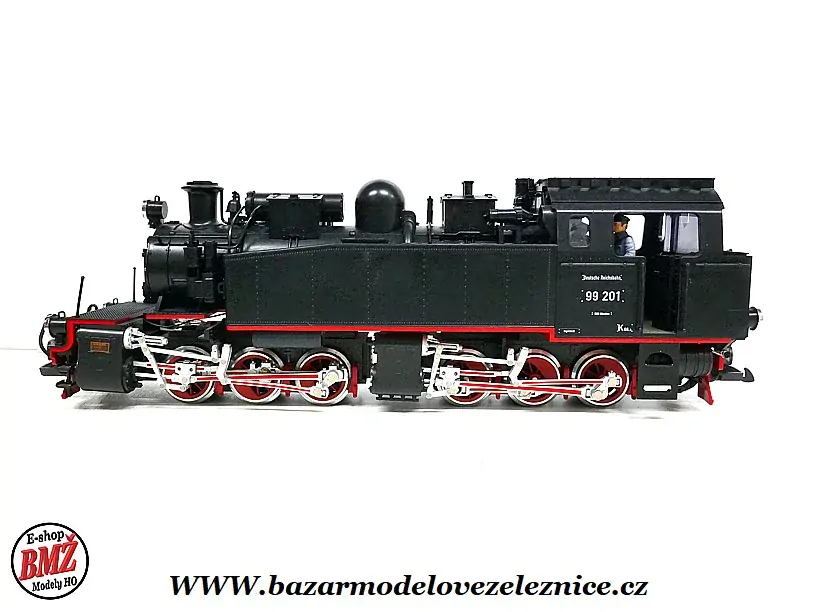 LGB - DC + Kouř - Parní lokomotiva Mallet BR 99 201 DR - G